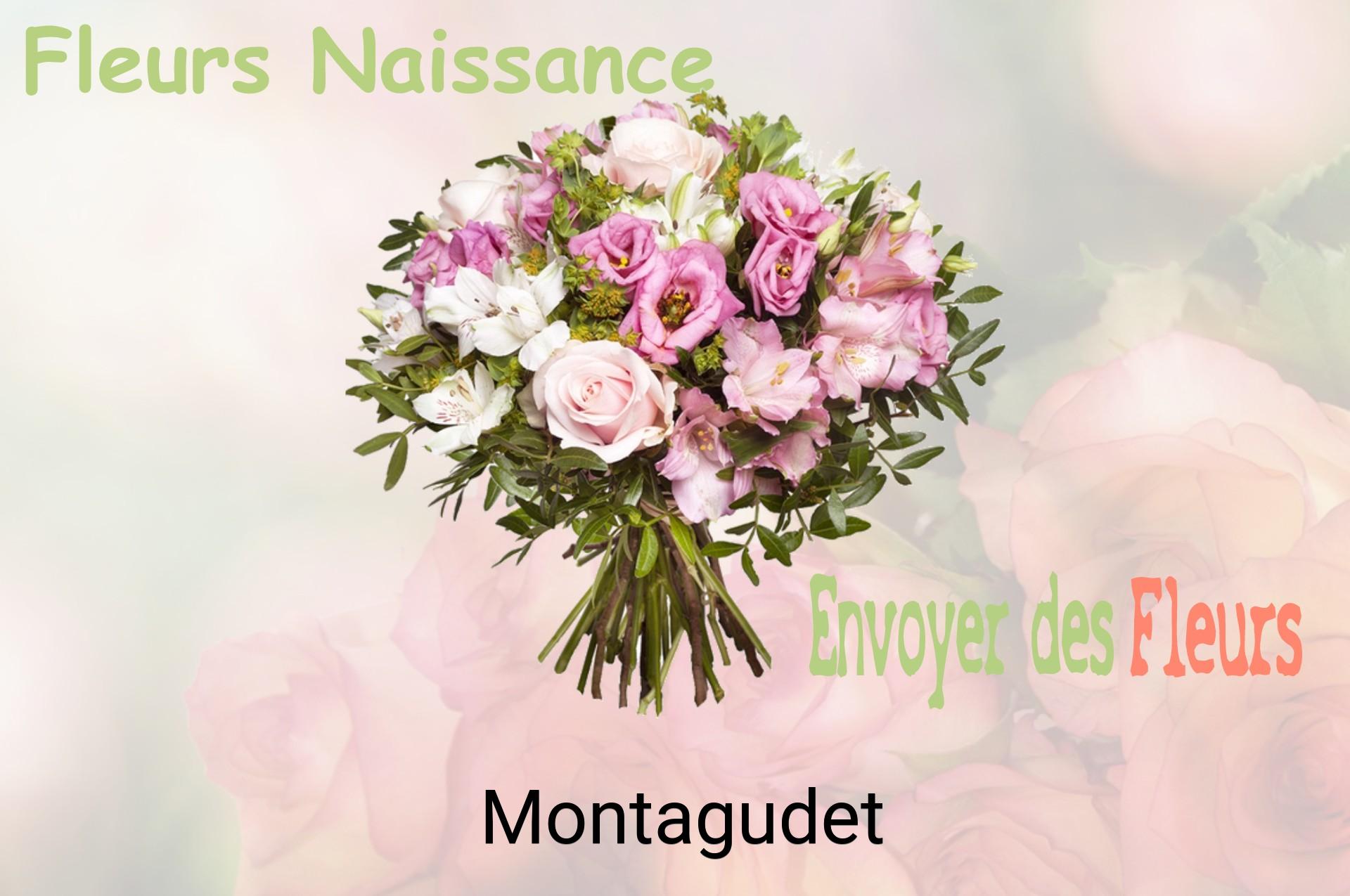 Bouquet de fleurs de naissance livré à Montagudet